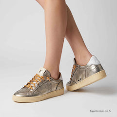 Sneaker STACY DAISY Woman - Platinum