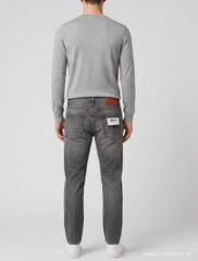 Jeans THE NIM CONNOR Man Carrot Fit - Mid Gray