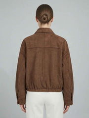 Bomber BULLY 7957 Suede - Cacao