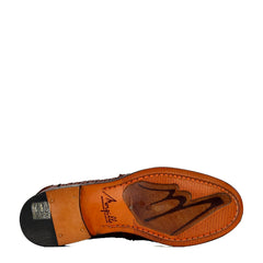Mocassino MORGILLO Amira 555/018 - Intrecciato Cuoio