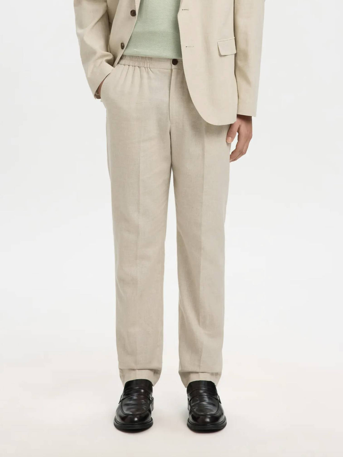 Pantalone SELECTED Malik Sun 16093871 - Oatmeal