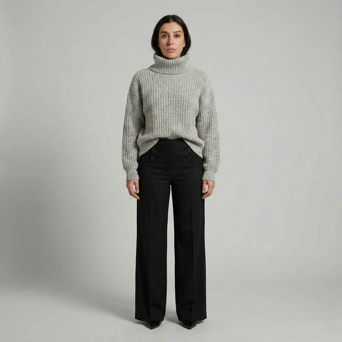 Pantalone lungo WHITE SAND 25WSD11 300 - Nero