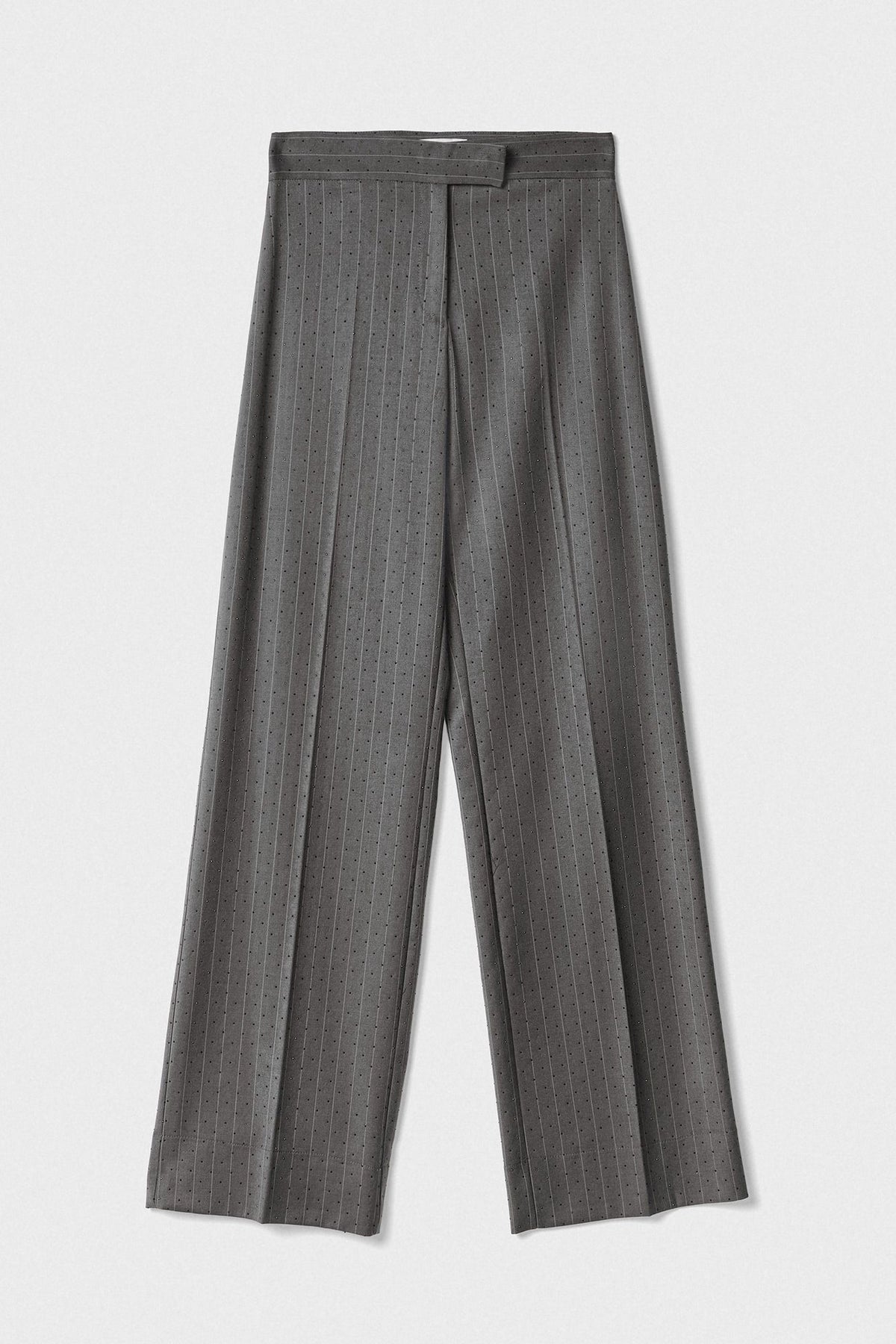 Pantalone dritto vita regular GAELLE PARIS GAABW06741 - Grigio ferro