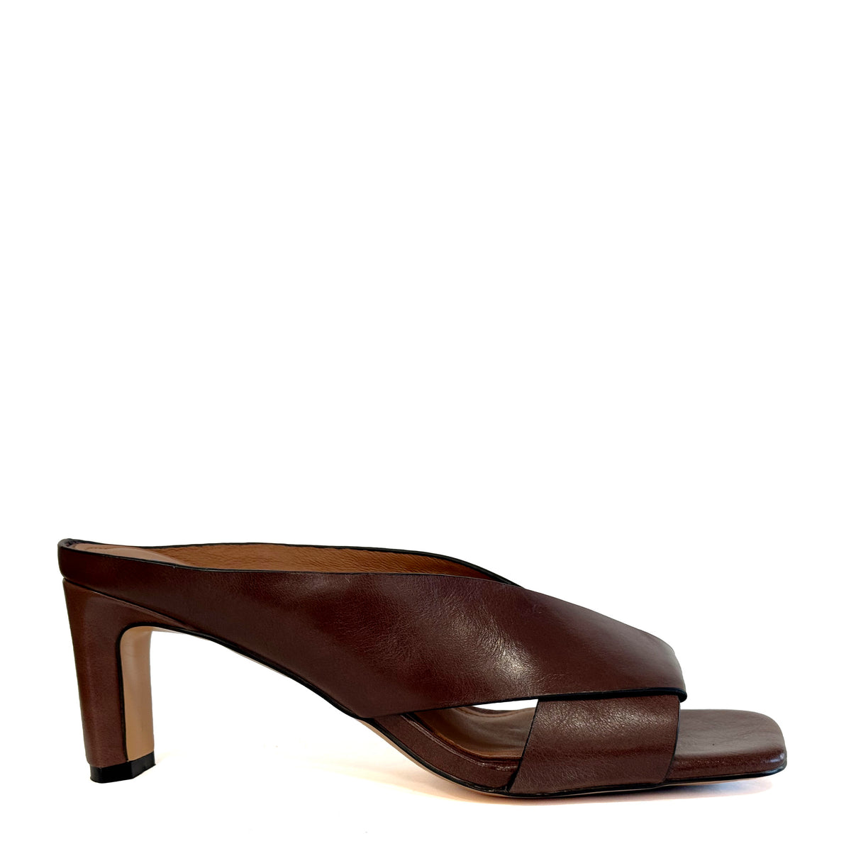 Sandalo con tacco MISS OLIVIA LINDA - Coffee