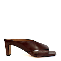 Sandalo con tacco MISS OLIVIA LINDA - Coffee