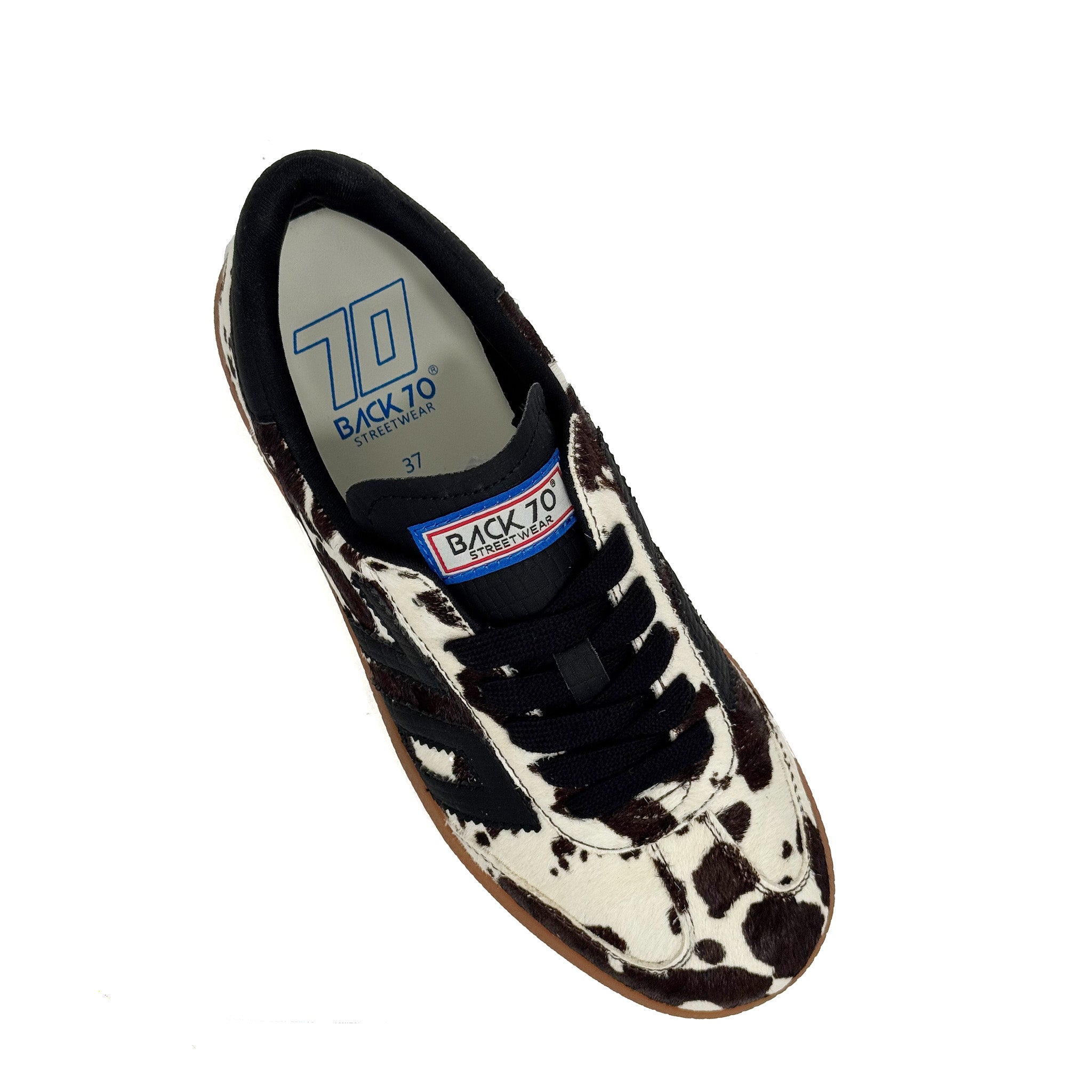 Sneaker BACK 70 CLOUD CL10 Cow Black/White prezzo online