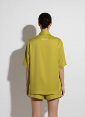 Camicia over mezza manica GAELLE PARIS GAABW09750 - Lime