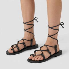 Sandalo basso DONNA TOSCANA LIDO813 - Nero