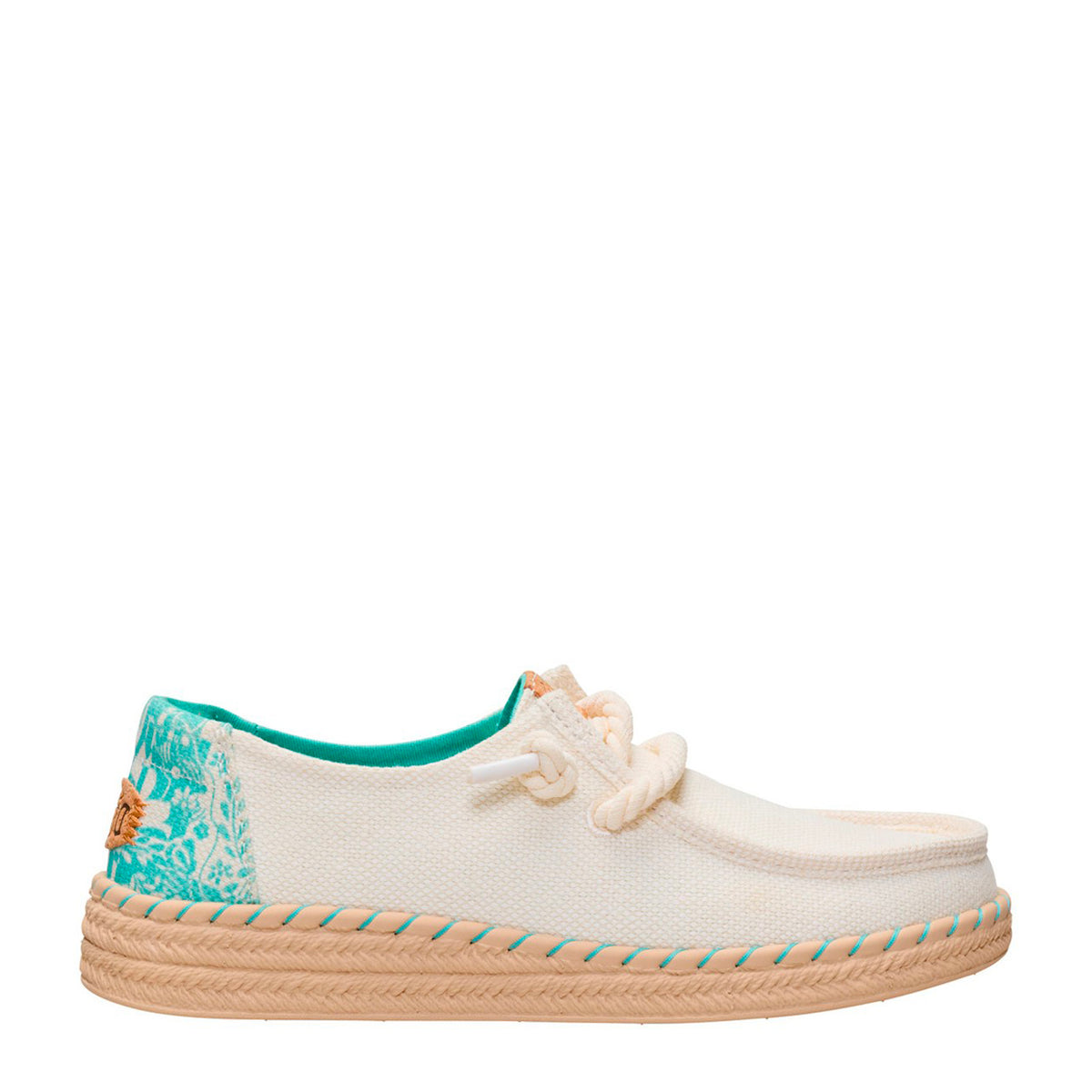 Sneaker HEY DUDE Wendy Espadrille Hibiscus 45237 - Egret/Multi