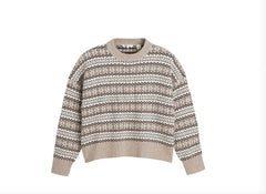 Maglione LEVI'S ines Fairisle 0037V-0000 - Taupe