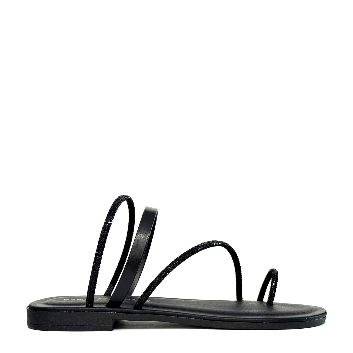 Sandalo basso DONNA TOSCANA LIDO801 - Crystal Black