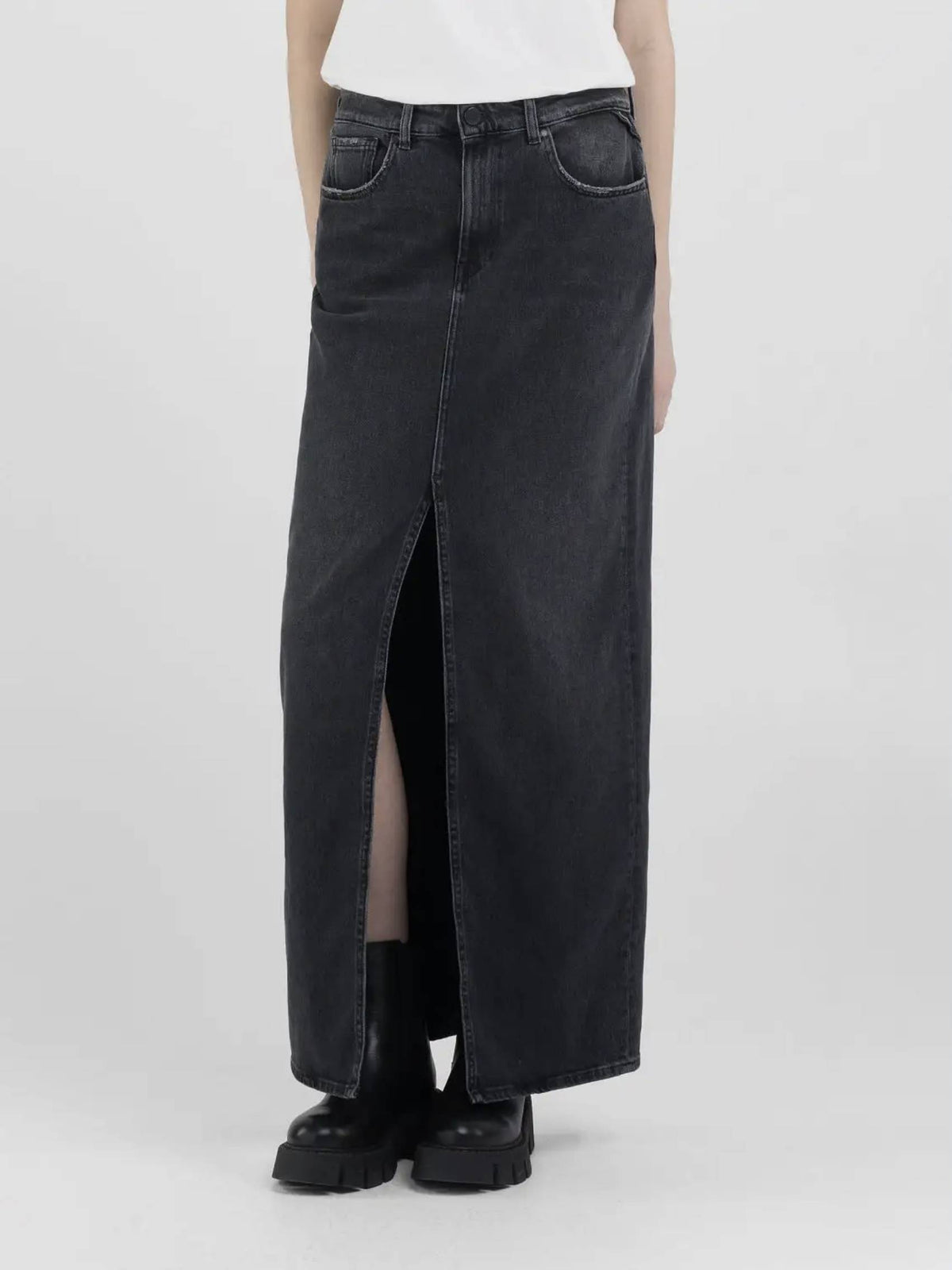 REPLAY skirt W9922.000.739.783.098 - Black