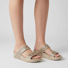 Ciabatta FIT FLOP Lulu Multi-Tonal JE5-D96-060 - Glitter Platino