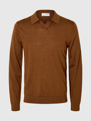 Camicia polo in maglia SELECTED 16098327 - Soft Silt