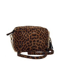 Borsa a spalla LA CARRIE ANIMALIER GIUDI 152P-CC-185-SUE - Suede Leopard