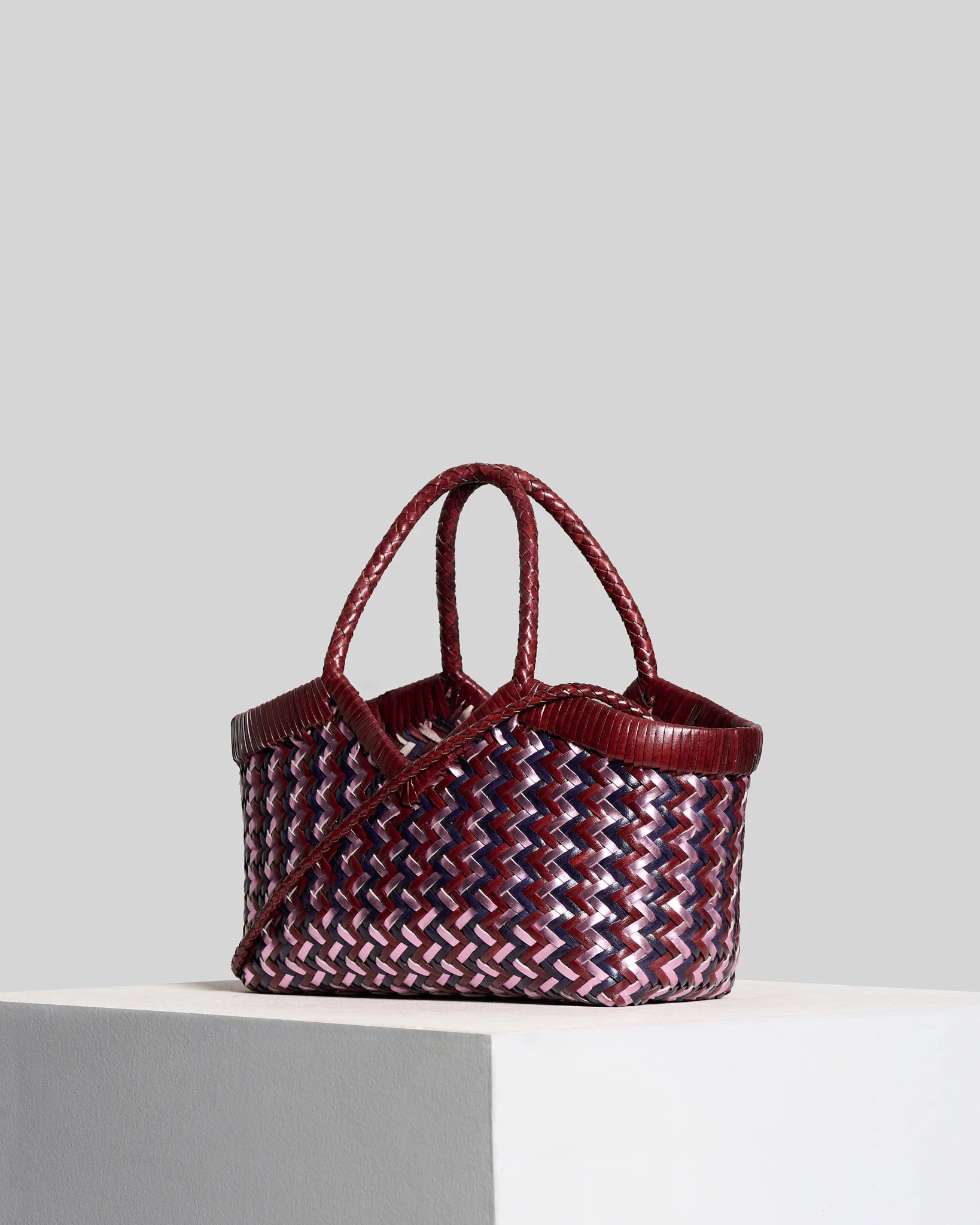 Borsa VIPERA MONET ZIG ZAG - Barolo/Lilac/Blue