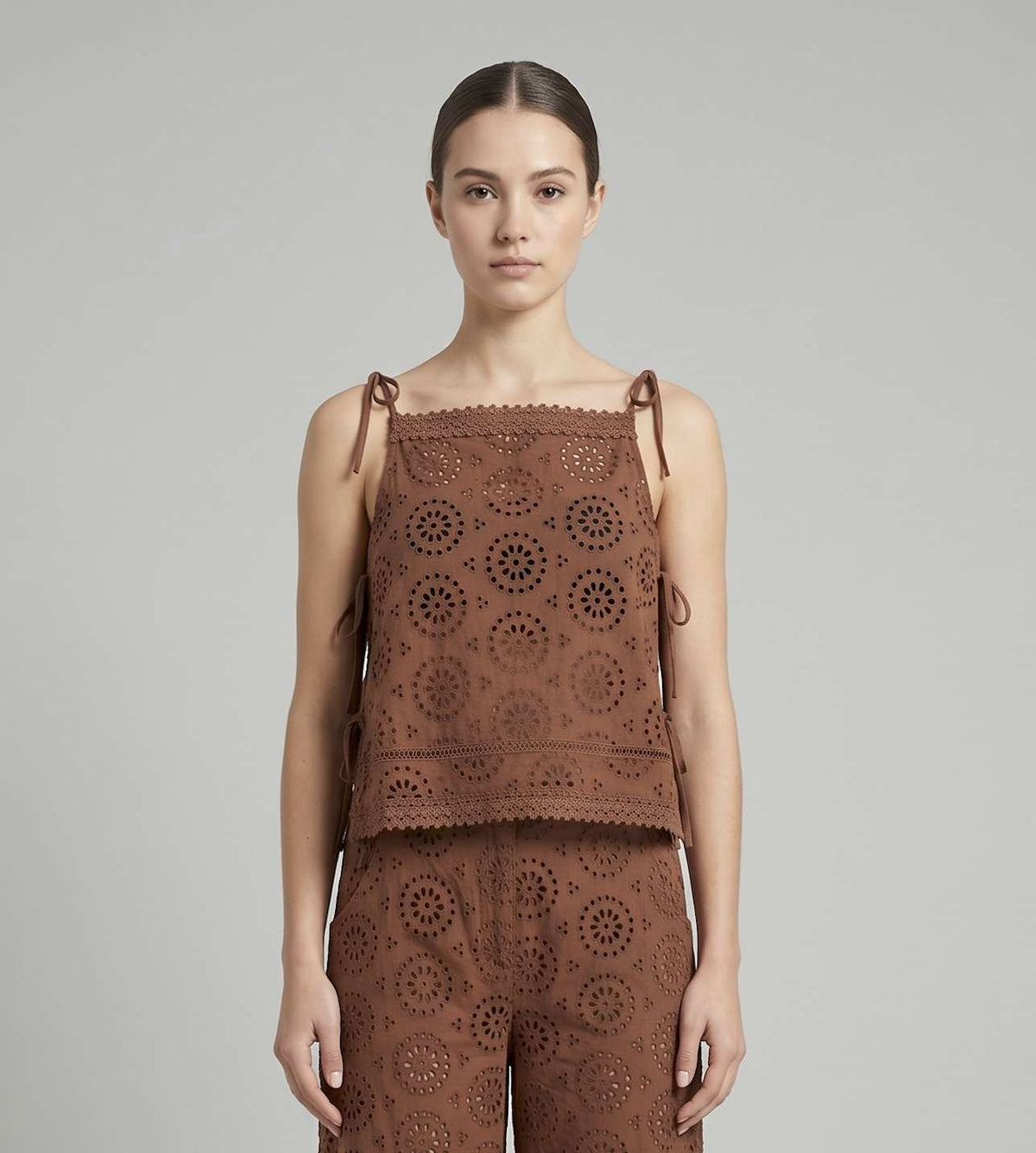 Top SAINT BARTH Stephie 02230L - Sangallo Marrone