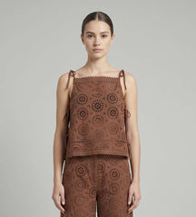 Top SAINT BARTH Stephie 02230L - Sangallo Marrone