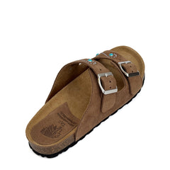 Ciabatta TAJI Buckle 075 Woman - Visone