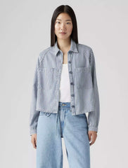 LEVI'S A8744-0003 Hadley Stripe Tyla Shirt - Blue
