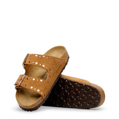 Ciabatta Birkenstock Arizona Suede 1031731 - Rivet Mink