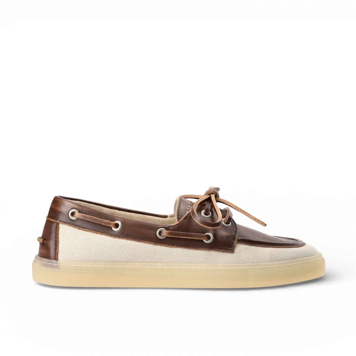 Mocassino COPENHAGEN CPH160 Material Mix - Brown/Cream