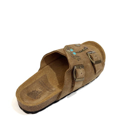 Sabot TAJI Curry Palma woman - Visone