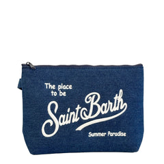 Pochette SAINT BARTH ALINE DENIM - Denim 00 Emb 01334H