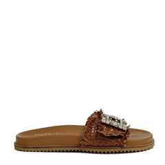 Ciabatta strass MODE 80 Mirror - Nappa Tan