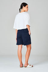 WHITE SAND CAMERON 24SD6283 037- Blue Shorts