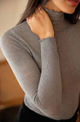 Maglia collo alto LA PETIT ETOILE MEKO - Argento