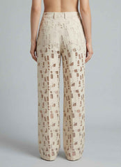 Pantalone lungo WHITE SAND 26SD03 372 04 - Panna