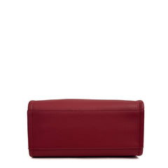 Borsa a mano SAINT BARTH VANITY MIDI - Leather Bordeaux 00777I