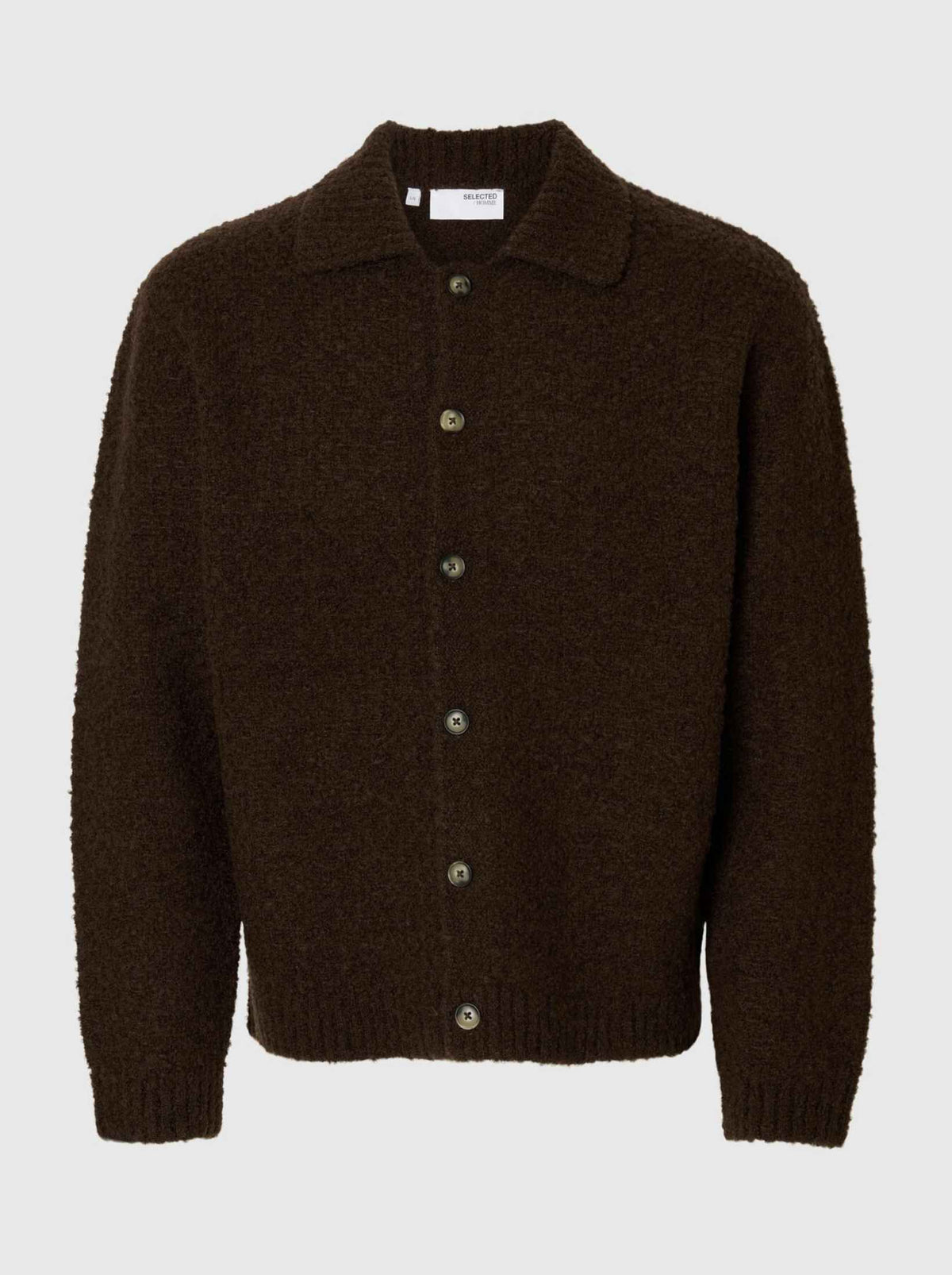 Cardigan in maglia SELECTED 16098360 - Marrone