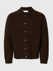 Cardigan in maglia SELECTED 16098360 - Marrone