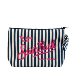 Pochette SAINT BARTH ALINE DENIM - Stripes 6177 Emb 01196H