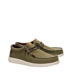 Sneaker HEY DUDE Wally Braided 40003 - Burnt Olive