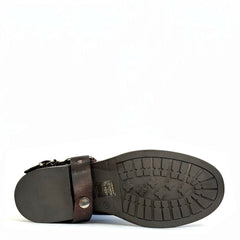 Stivale Biker OVYE ICMIA142 - Testa di moro