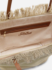 City Bag Fringe SAINT BARTH 01741L - Canvas Beige
