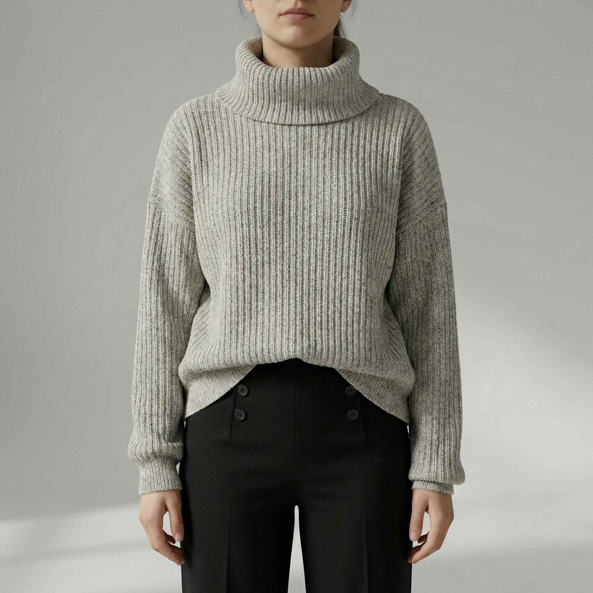 Maglione collo alto REPLAY DK3924. 000.G22726. 010 - Grigio