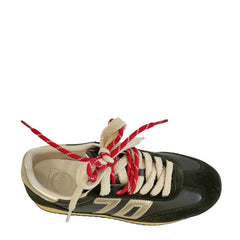 Sneaker BACK 70 JOGGER N101 - Spongy Nappa Forest/Gold