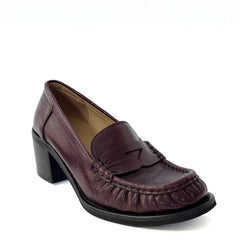Mocassino con tacco JULIE DEE MW000 - Bordeaux