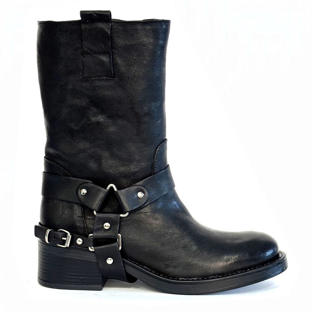 Stivale Biker OVYE ICMIA142 - Nero