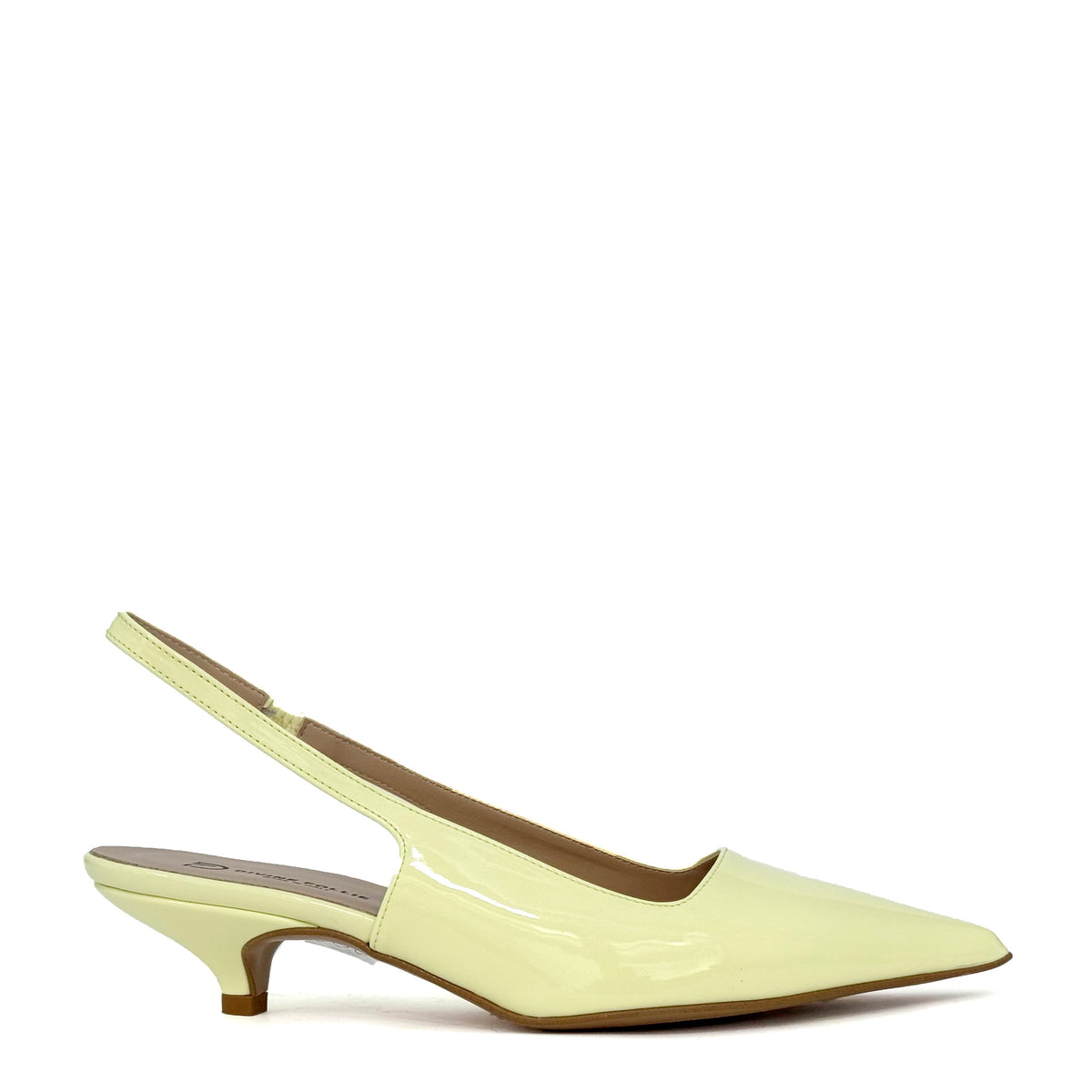 Slingback DIVINE FOLLIE P301 - Vernice Giallo