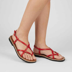 Sandalo basso F.M.P. 3068 - Rosso