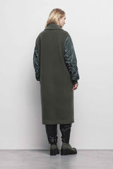 Cappotto doppiopetto GAELLE PARIS GAABW01199 - Verde