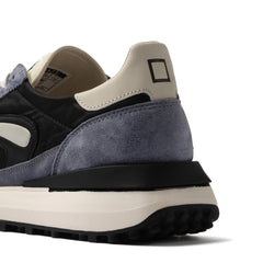 Sneaker D.A.T.E. ATHLETA NYLON - Black/Cream