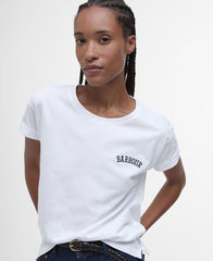 T-shirt con logo Kenmore BARBOUR LTS0671 - White