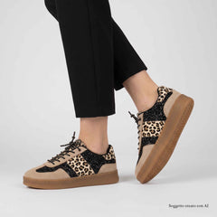 Sneaker GOLD&GOLD GB1077 - Leopard