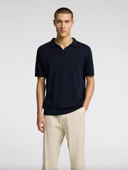 Camicia polo SELECTED Knit 16096197 - Sky Captain